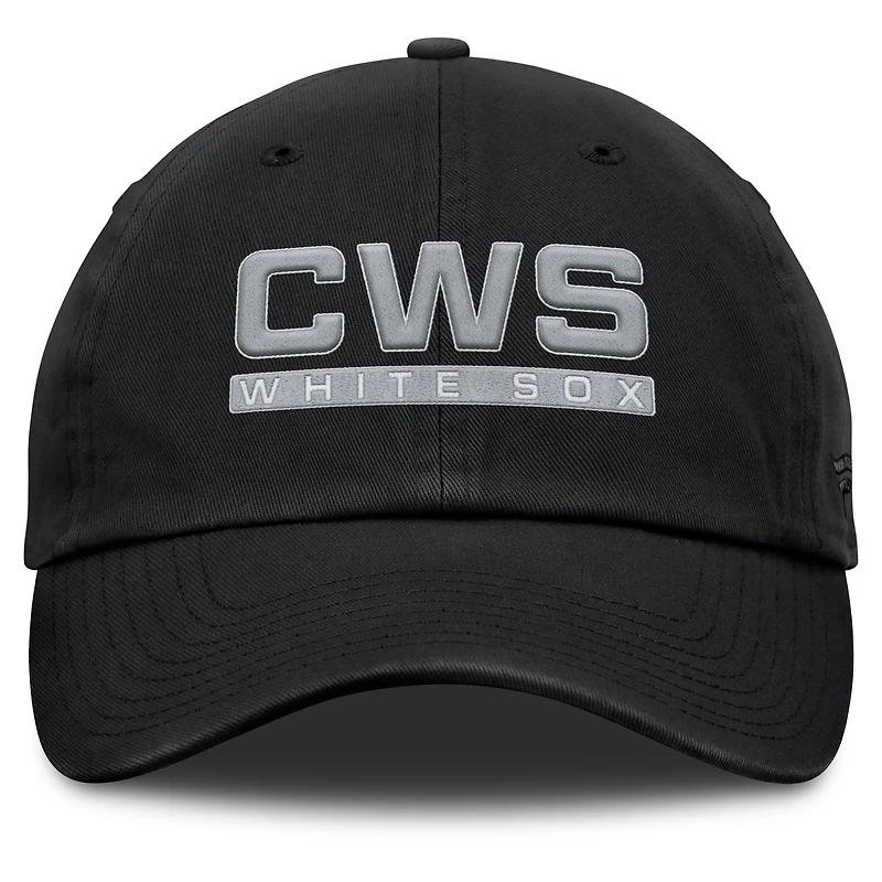 Women's Fanatics Black Chicago White Sox Fly Out Adjustable Hat