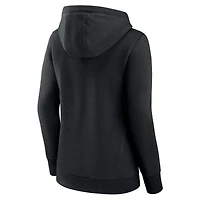 Women's Fanatics Black Chicago White Sox Simplicity Crossover V-Neck Pullover Hoodie