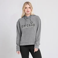 Women's Fanatics Heather Gray Chicago White Sox Script Favorite Lightweight Pullover Hoodie