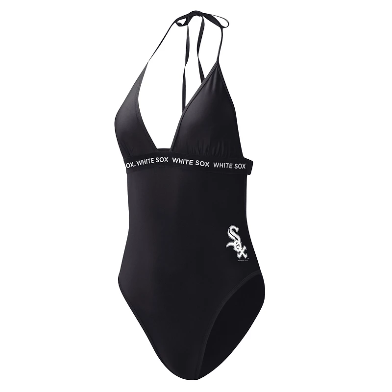 Maillot de bain une pièce G-III 4Her by Carl Banks Black Chicago White Sox pour femmes