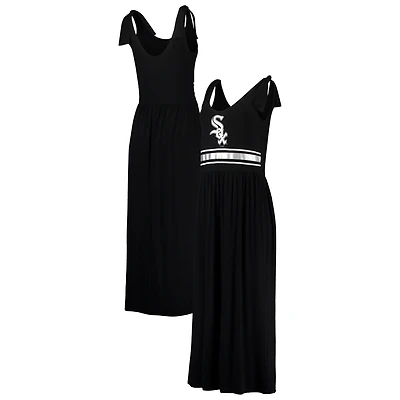 Robe longue noire G-III 4Her de Carl Banks pour femme, motif « Game Over » des White Sox Chicago