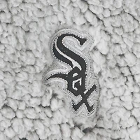 Women's G-III 4Her by Carl Banks Gray Chicago White Sox Sherpa Quarter-Zip Pullover Jacket
