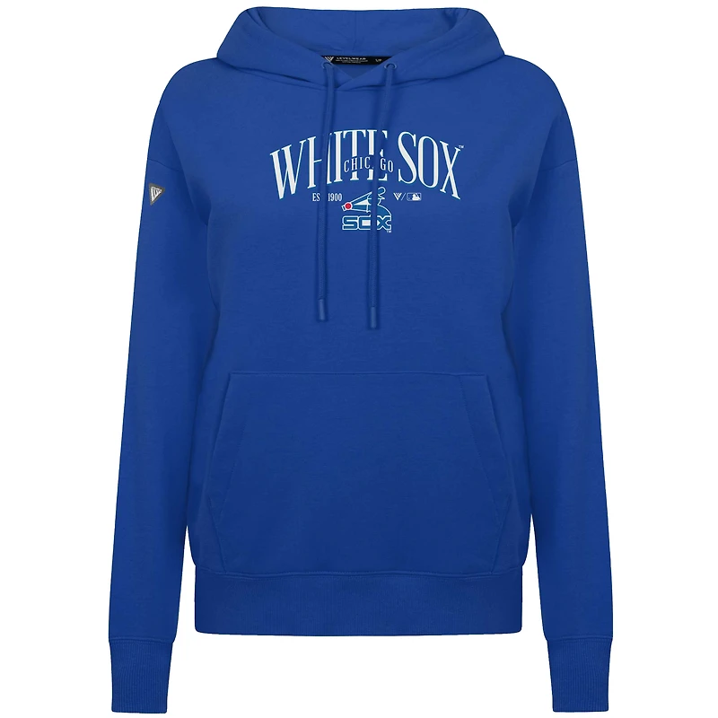 Sweat à capuche enfiler Spellout pour femme de Levelwear Royal Chicago White Sox Adorn Throwback