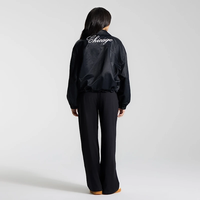 Veste d'entraîneur noire Chicago White Sox pour femme de lululemon