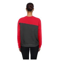 Sweat-shirt polaire New Era noir et rouge pour femme, Chicago White Sox City Connect Gameday