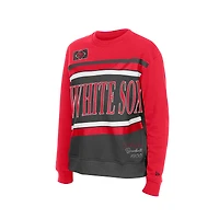 Women's New Era  Black/Red Chicago White Sox City Connect Gameday Fleece Sweatshirt