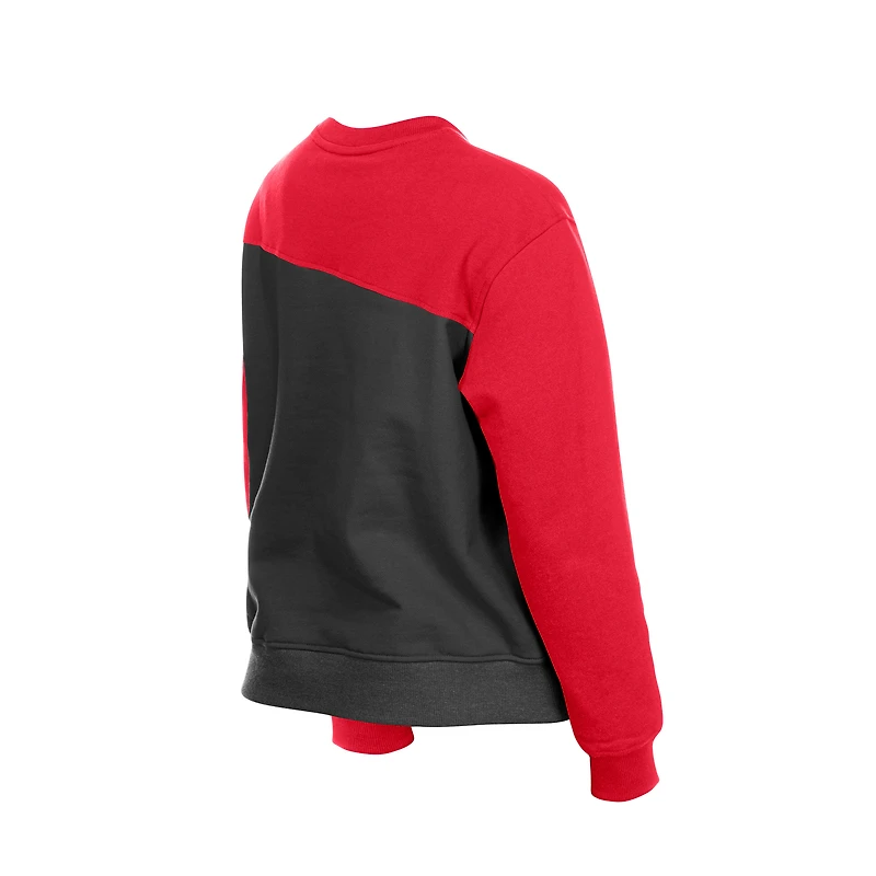 Women's New Era  Black/Red Chicago White Sox City Connect Gameday Fleece Sweatshirt