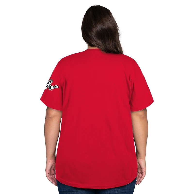 T-shirt noir New Era pour femme, grande taille, City Connect 2025, Chicago White Sox