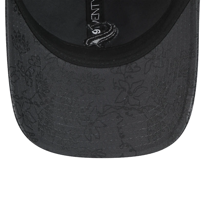 Women's New Era Black Chicago White Sox Tonal Floral 9TWENTY Adjustable Hat
