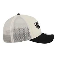 Women's New Era Light Beige/Black Chicago White Sox Retro 9FORTY M-Crown A-Frame Trucker Adjustable Hat