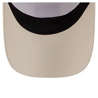 Women's New Era Light Beige Chicago White Sox Tonal Patch 9FORTY M-Crown A-Frame Trucker Adjustable Hat