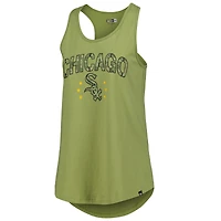 Débardeur olive New Era pour femme des White Sox de Chicago la journée forces armées