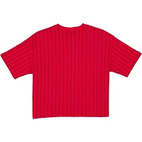 Women's New Era  Red/Black Chicago White Sox 2025 City Connect Pinstripe T-Shirt