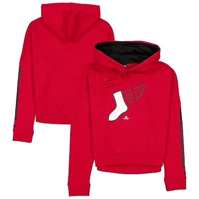 Women's New Era  Red/Black Chicago White Sox 2025 City Connect Pullover Hoodie