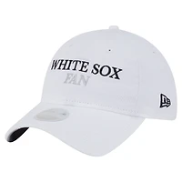 Casquette ajustable 9TWENTY blanche New Era pour femme