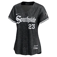Maillot Nike Andrew Benintendi noir pour femme, édition limitée Chicago White Sox City Connect
