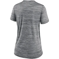 Women's Nike Anthracite Chicago White Sox Authentic Collection Velocity Performance V-Neck T-Shirt