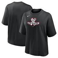 T-shirt Nike noir pour femme avec logo City Connect des Chicago White Sox 2025