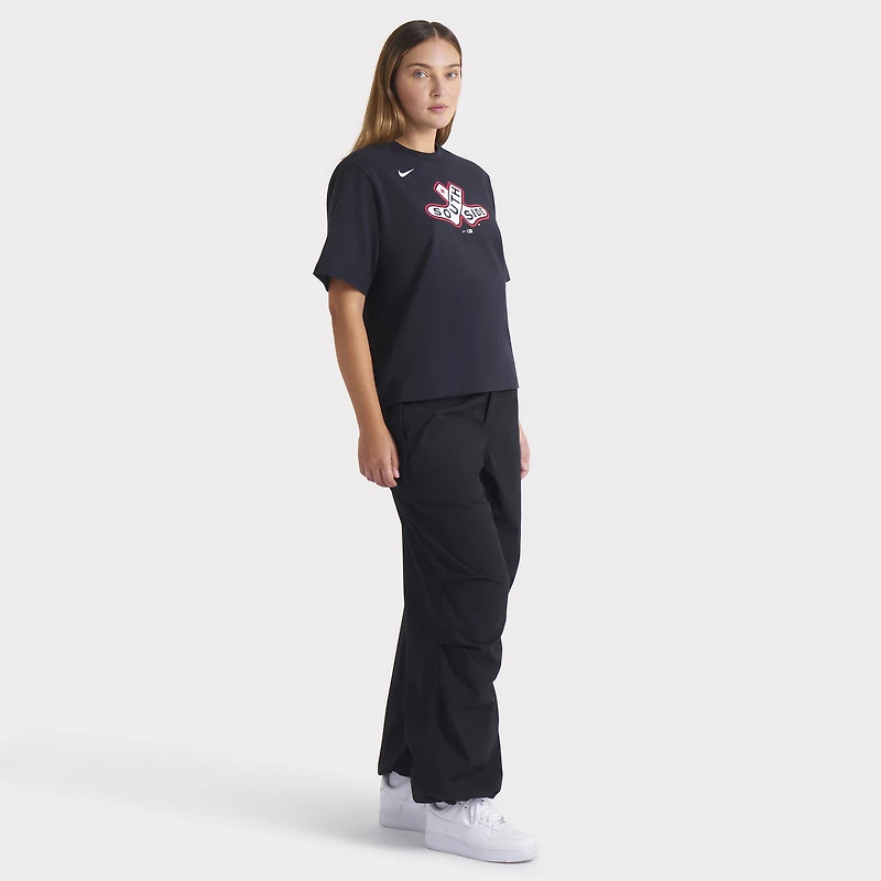 T-shirt Nike noir pour femme avec logo City Connect des Chicago White Sox 2025