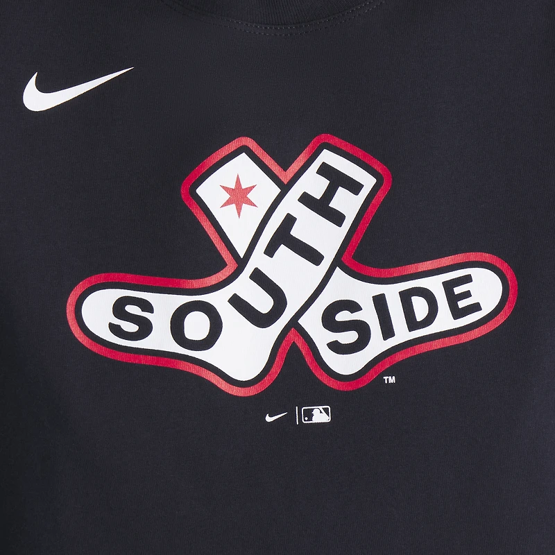 T-shirt Nike noir pour femme avec logo City Connect des Chicago White Sox 2025