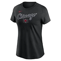 Women's Nike  Black Chicago White Sox 2025 City Connect Wordmark T-Shirt