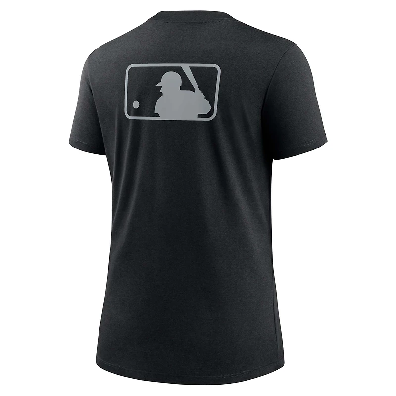 T-shirt Nike noir pour femme Chicago White Sox Authentic Collection Early Work Tri-Blend