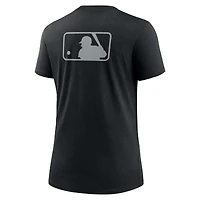T-shirt Nike noir pour femme Chicago White Sox Authentic Collection Early Work Tri-Blend