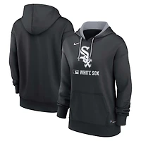 Women's Nike Black Chicago White Sox Authentic Collection Therma Hoodie