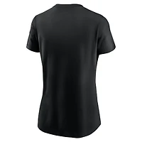 T-shirt Nike pour femme, noir, équipe locale des White Sox de Chicago