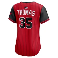 Women's Nike Frank Thomas Red/Black Chicago White Sox 2025 City Connect Limited Retired Player Jersey