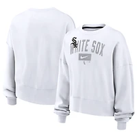 Sweat-shirt oversize en polaire Phoenix blanc Nike Chicago White Sox pour femme