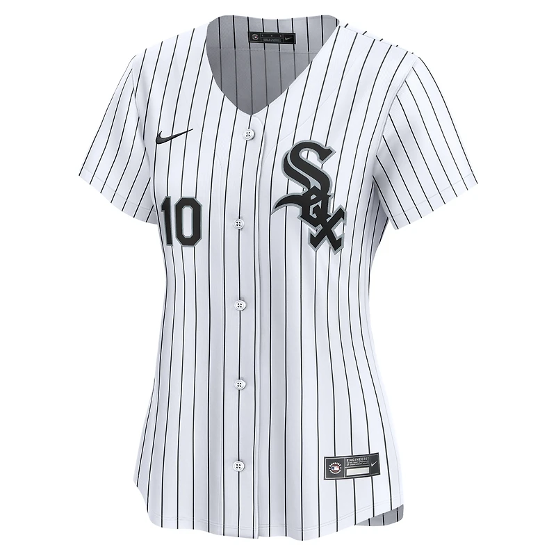 Maillot de joueur Nike Yoan Moncada blanc Chicago White Sox Home Limited pour femme