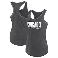 Women's Profile Black Chicago White Sox Plus Racerback Tank Top