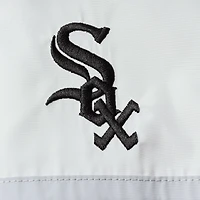 Women's The Wild Collective Black Chicago White Sox Colorblock Track Raglan Full-Zip Jacket