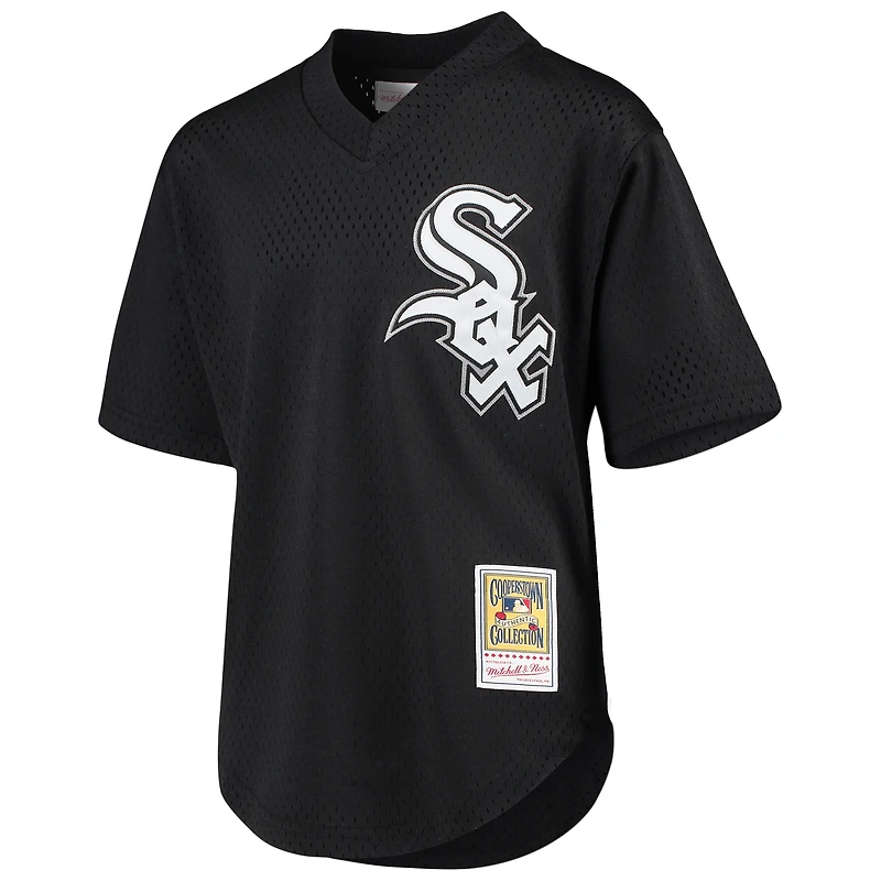 Jeunesse Mitchell & Ness Bo Jackson Noir Chicago White Sox Cooperstown Collection Mesh Batting Practice Jersey