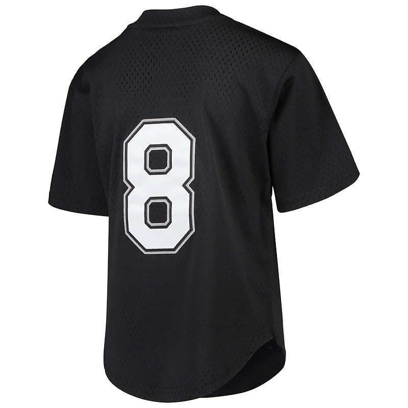 Youth Mitchell & Ness Bo Jackson Black Chicago White Sox Cooperstown Collection Mesh Batting Practice Jersey