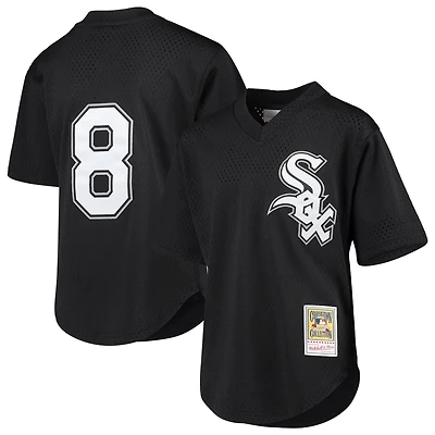 Jeunesse Mitchell & Ness Bo Jackson Noir Chicago White Sox Cooperstown Collection Mesh Batting Practice Jersey