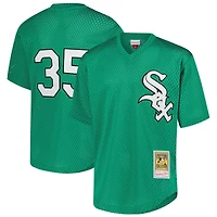 Maillot d'entraînement au bâton en maille pour jeunes Mitchell & Ness Frank Thomas Green Chicago White Sox Cooperstown Collection