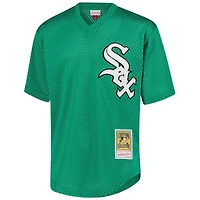 Maillot d'entraînement au bâton en maille pour jeunes Mitchell & Ness Frank Thomas Green Chicago White Sox Cooperstown Collection