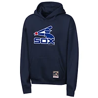 Youth Mitchell & Ness Navy Chicago White Sox Retro Logo Hoodie