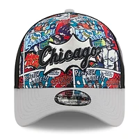 Casquette ajustable New Era noire/grise Chicago White Sox 2025 MLB Players' Weekend 9FORTY