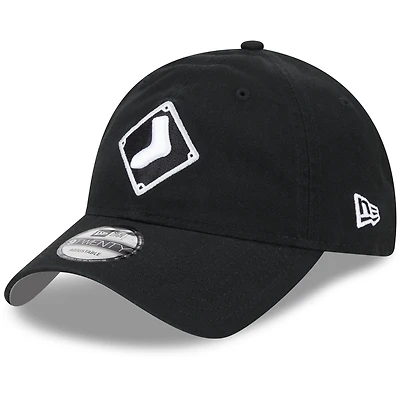 Youth New Era  Black Chicago White Sox 2025 Batting Practice 9TWENTY Adjustable Hat