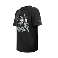 T-shirt New Era noir pour jeunes Chicago White Sox Looney Tunes