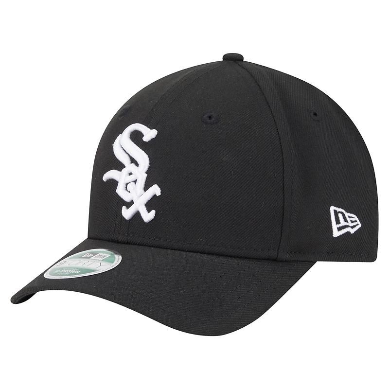 Youth New Era  Black Chicago White Sox  Player Replica 9FORTY Adjustable Hat