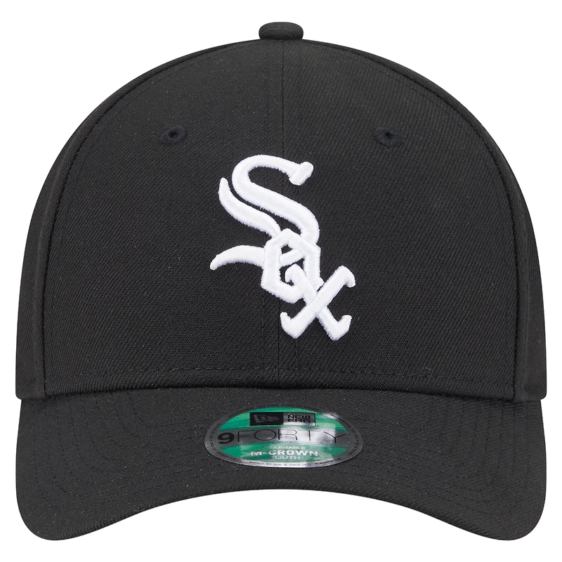 Youth New Era  Black Chicago White Sox  Player Replica 9FORTY Adjustable Hat