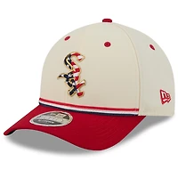 Youth New Era Cream/Red Chicago White Sox USA 250 9FORTY M-Crown Adjustable Hat