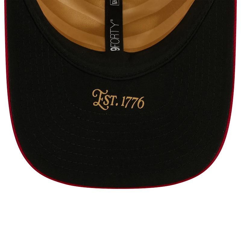 Youth New Era Cream/Red Chicago White Sox USA 250 9FORTY M-Crown Adjustable Hat