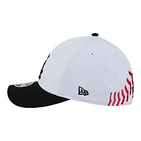Youth New Era  White/Black Chicago White Sox Baseball 39THIRTY M-Crown Flex Hat