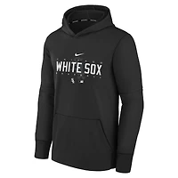 Youth Nike Black Chicago White Sox Authentic Collection Pregame Performance - Pullover Hoodie