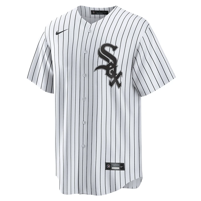 Maillot Nike Kyle Teel blanc pour jeunes, réplique domicile des Chicago White Sox